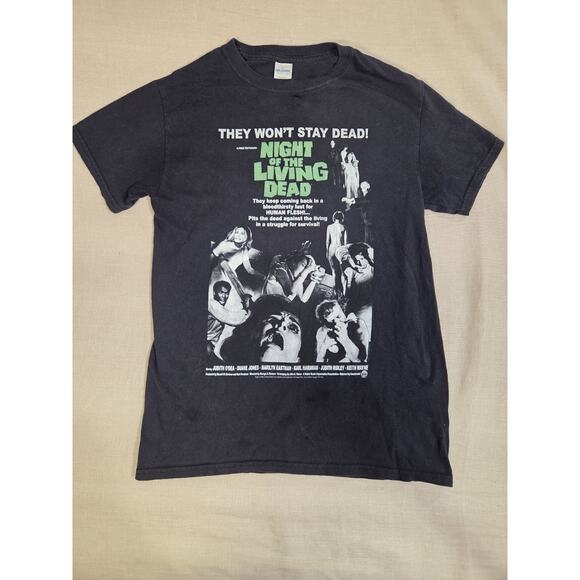 Other - NIGHT OF THE LIVING DEAD MOVIE POSTER T SHIRT horror, cult films, zombies Small